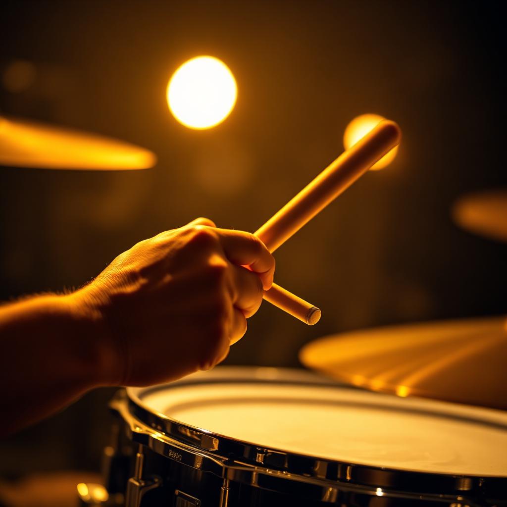 Person playing drums